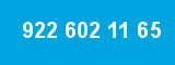 922 602 11 65 922 602 11 65